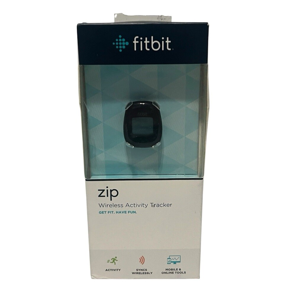 Fitbit Zip Wireless Activity Tracker Black FB301C Accelerometer NEW OPEN BOX